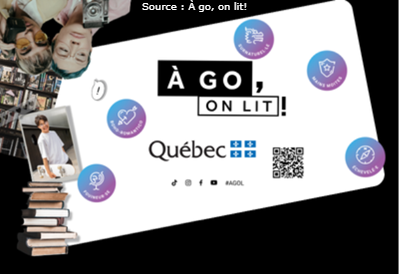 affiche du mouvement À GO, on lit!